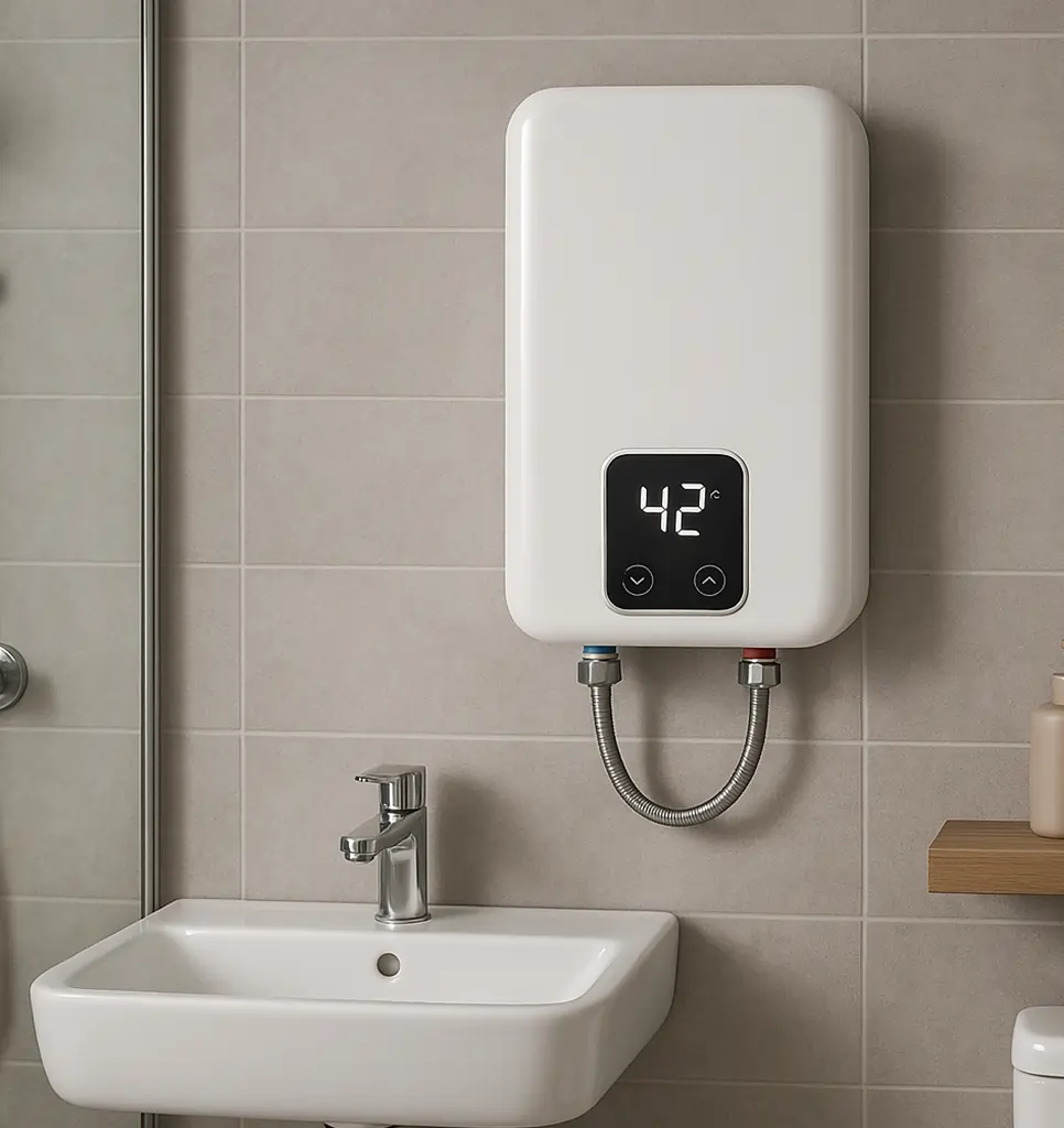 Modern tankless water heater